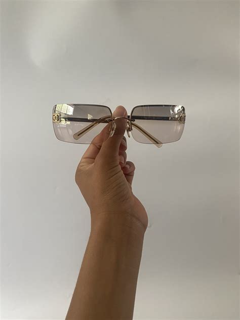 vintage chanel rhinestone sunglasses|Chanel retro square sunglasses.